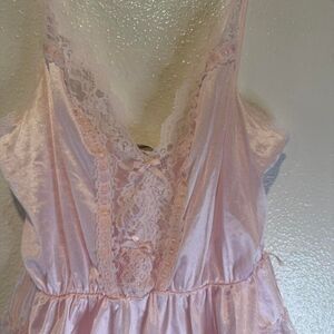 vintage 80s/90s Inner-most Women's Pink babydoll lingerie top M
